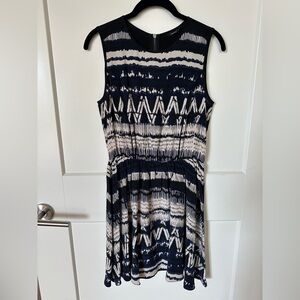 Dolce Vita Navy Blue Tribal Print Dress